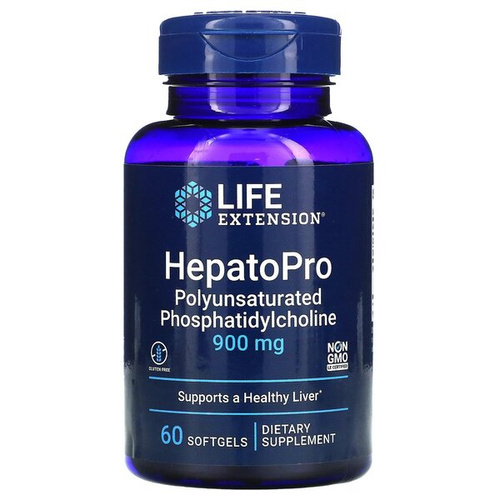 Life Extension HepatoPro Polyunsaturated Phosphatidylcholine 900mg For Liver Support 60 Softgels