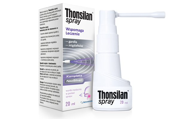 Thonsilan Throat and Tonsil Support Spray Sugar-Free 20ml