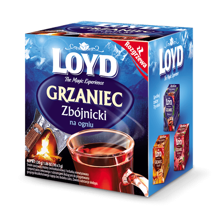 Loyd The Magic Experience Herbatka Grzaniec Zbójnicki na Ogniu z Imbirem 10x3g