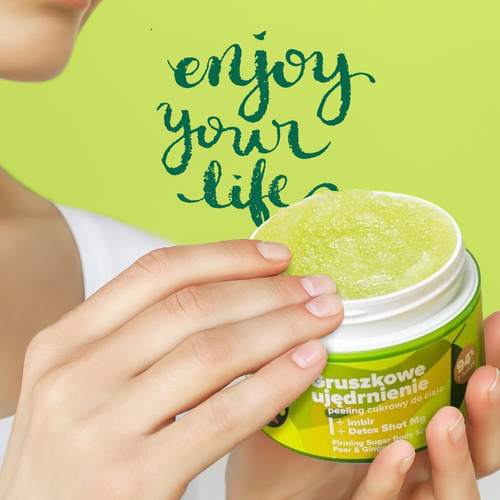 Tutti Frutti Ujędrniający Peeling Cukrowy do Ciała Gruszka i Imbir Detox Shot Mg 300g