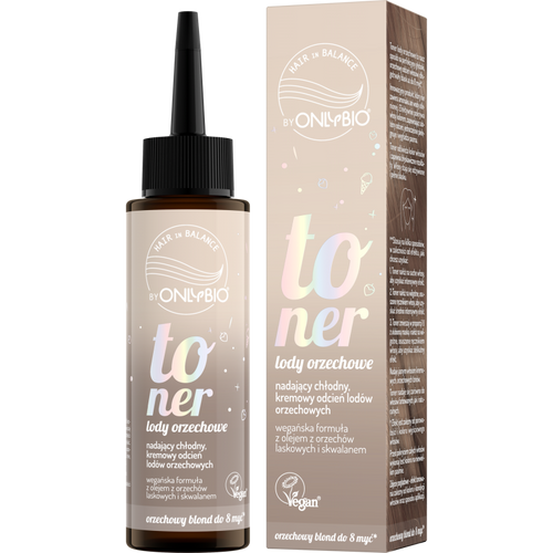 OnlyBio Hair in Balance Toner do Włosów Lody Orzechowe 100ml