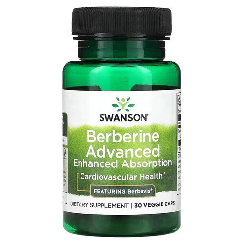 Swanson Berberine Advanced Supporting Metabolism and Heart 30 Capsules