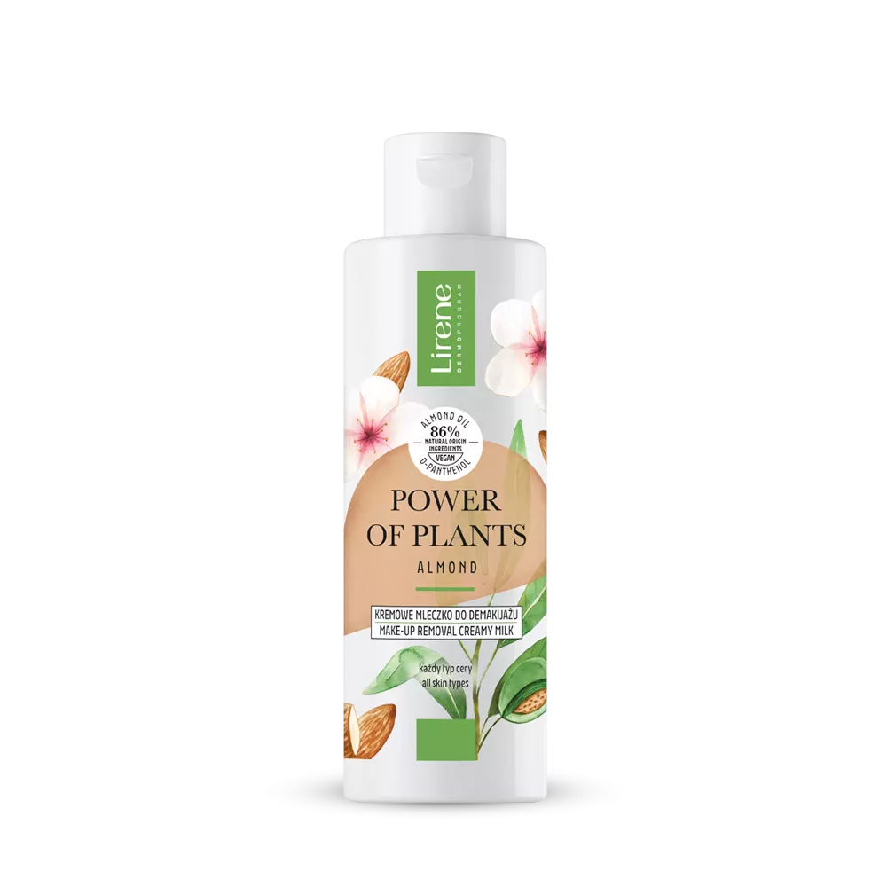 Lirene Power Of Plantis Kremowe Mleczko do Demakijażu Migdał 200ml