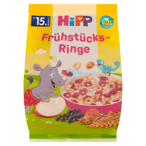 Hipp Bio Crunchy Multigrain Circles for Children after 15 Months 135g