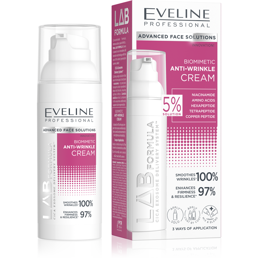 Eveline Lab Formula Biomimetic Anti-Wrinkle Cream 50ml