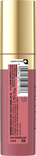 Eveline Wonder Match Nawilżający Olejek do Ust 05 Watermelon Juice 5ml