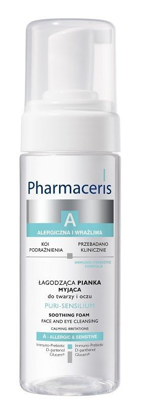 Pharmaceris A Puri Sensilium Łagodząca Pianka Myjąca do Twarzy i Oczu do Cery Wrażliwej 50ml