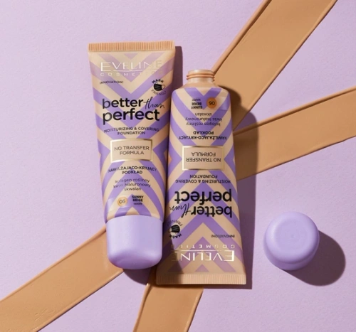 Eveline Better Than Perfect Hydrating & Covering Foundation 0.5 Light Biscuit 30ml