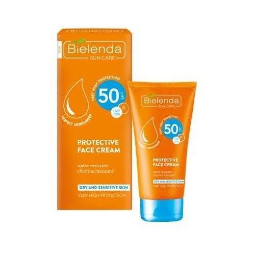 Ochronny Krem do Twarzy do Skóry Suchej i Wrażliwej SPF50
