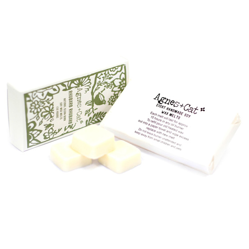 Agnes + Cat Box of 8 Wax Melts - Rhubarb Rhubarb