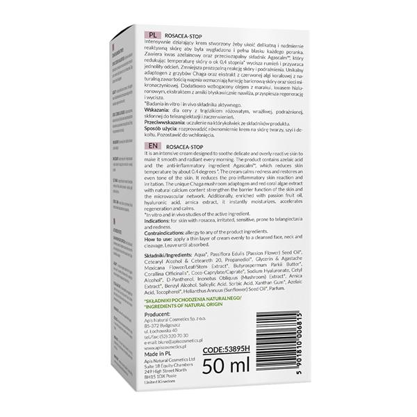 Apis Home terApis Rosacea Stop Kojący Krem na Noc 50ml