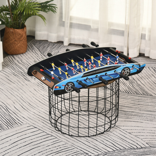 HOMCOM 29 Inch Mini Tabletop Football Foosball Gaming Table Play Fun Game 74.5L x 36.1W x 12H CM