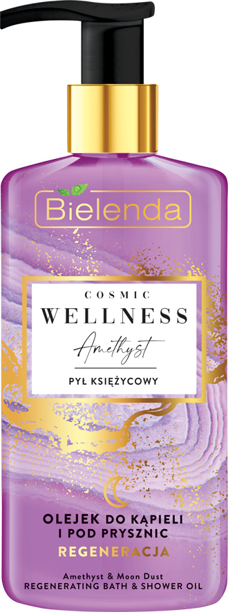 Bielenda Cosmic Wellness Amethyst Regenerating Body Bath and Shower Oil 250ml