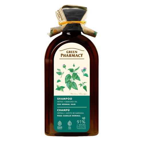 Green Pharmacy Shampoo for Normal Hair with Nettle Extract Preventing Dandruff 350ml