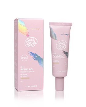 FaceBoom Make Up Lekki Podkład Pielęgnacyjny BB z SPF 6 do Każdego Typu Cery 02 Natural 30g