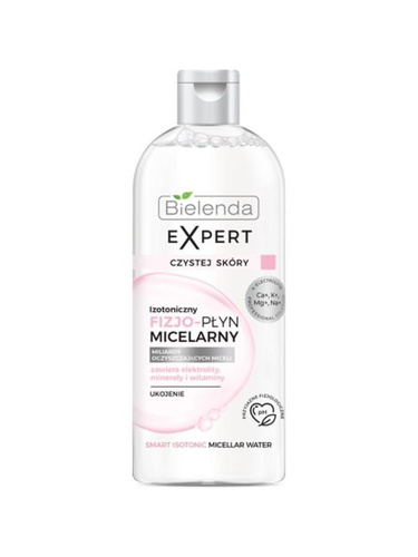 Bielenda Expert Czystej Skóry Izotoniczny Kojący Fizjo-Płyn Micelarny z Witaminami 400ml