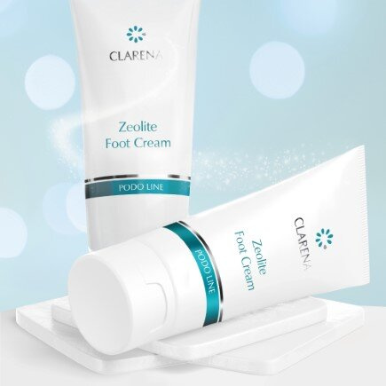 Clarena Podo Line Zeolitowy Krem do Stóp na Pękające Pięty 100ml