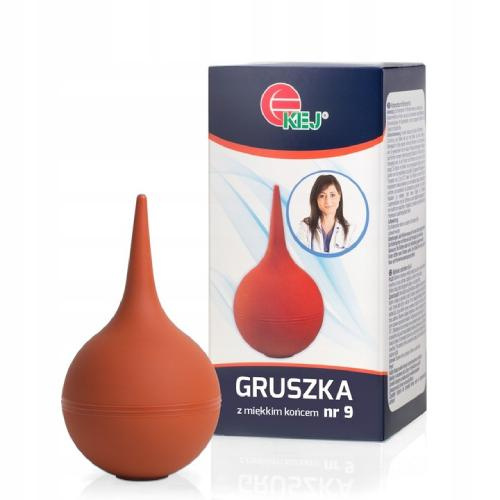 Kej Gruszka Medyczna z Miękkim Końcem Nr 9 do Nosa i Uszu 150ml