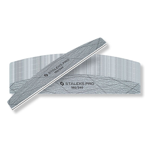 Staleks Smart 40 Crescent Mineral Nail Files 180/240 Grit 25 pcs