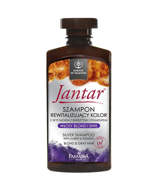 Jantar Silver Shampoo with Amber and Pigment for Blond and Grey Hair 330ml