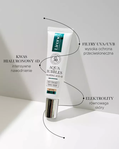 Lirene Aqua Bubbles Lekki Krem Tonujący SPF30 30ml