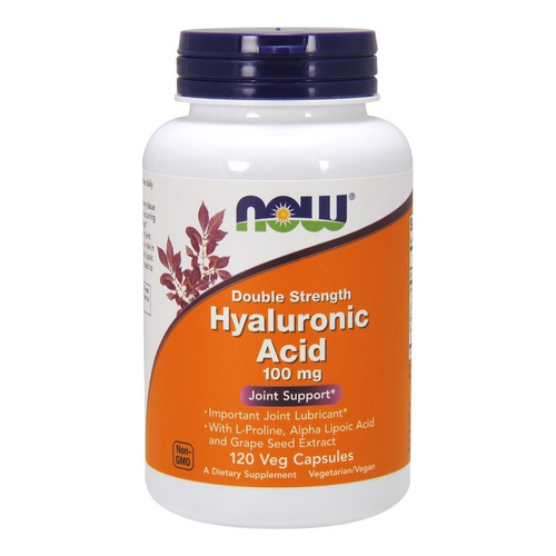 Hyaluronic Acid, 100mg Double Strength - 120 vcaps