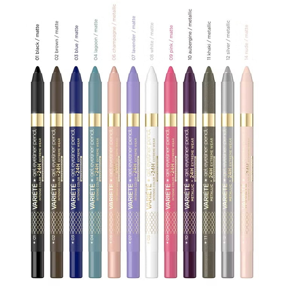 Eveline Variete Gel Eye Pencil No. 14 Nude 1pc