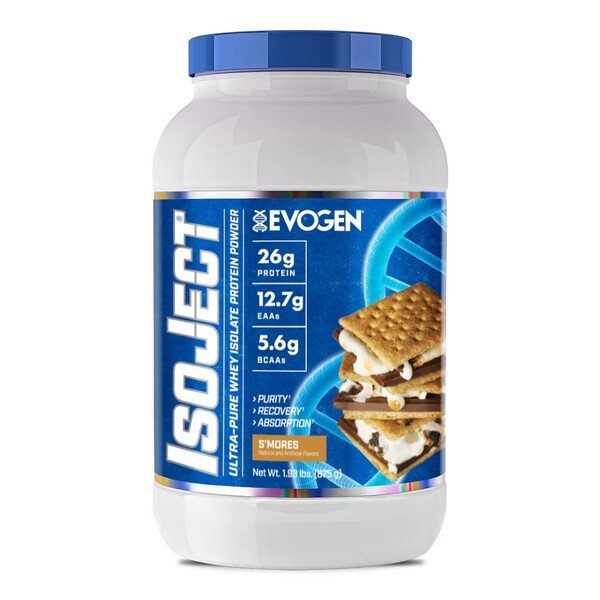 Evogen IsoJect Whey Protein Isolate for Muscle Support S'Mores 875g
