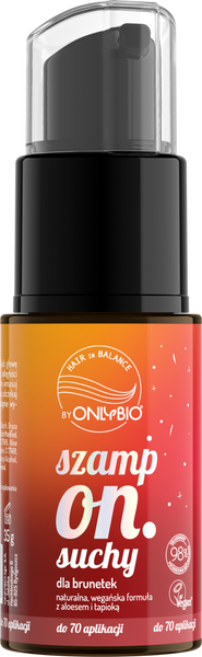 OnlyBio Hair in Balance Refreshing Dry Shampoo for Brunettes 35g