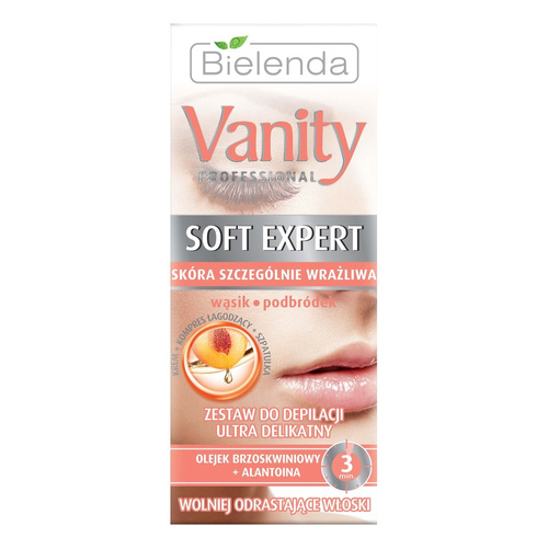 Bielenda Vanity Soft Expert Ultra Delikatny Zestaw do Depilacji Twarzy 15ml