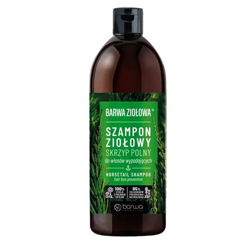 Barwa Herbal Strengthening Horsetail Shampoo for Hair Loss 480ml