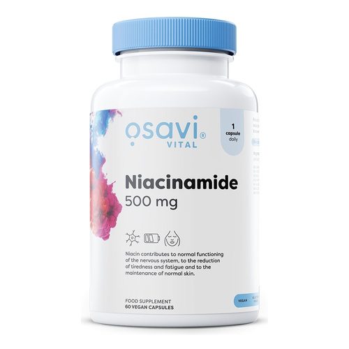 Osavi Niacynamid 500mg 60 wegańskich kapsułek