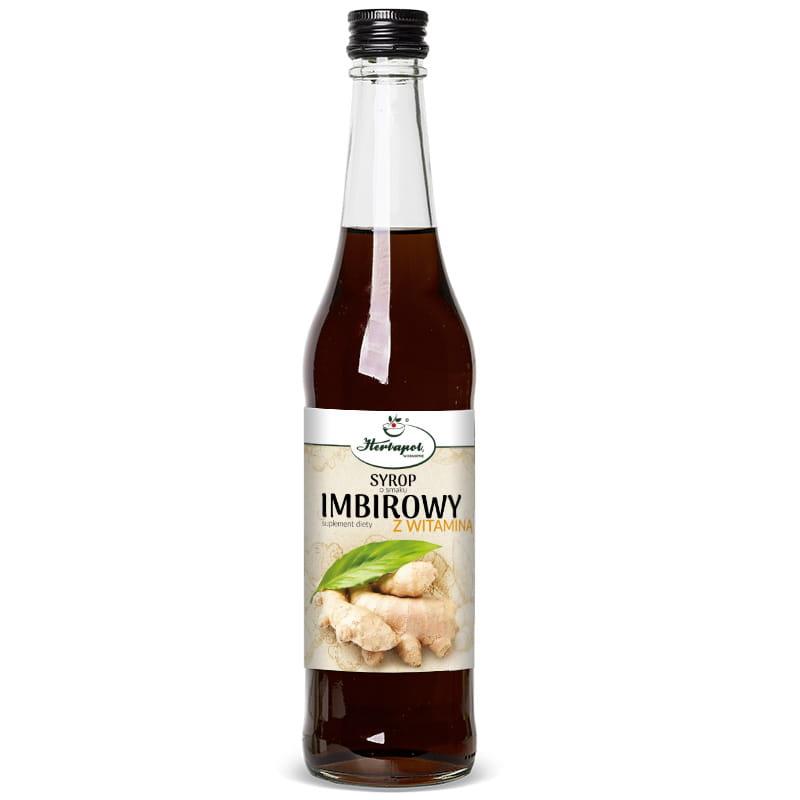 Herbapol Syrop Imbirowy z Witaminą C 480ml