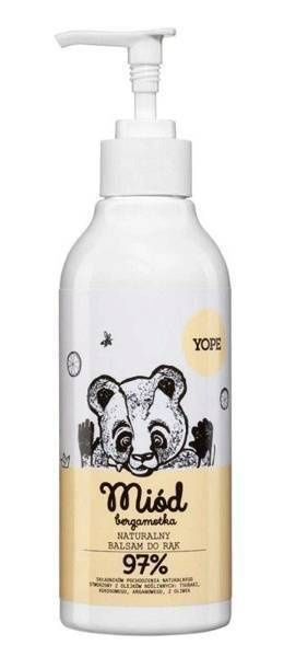 Yope Natural Regenerating and Smoothing Hand Lotion with Honey and Bergamot 300ml