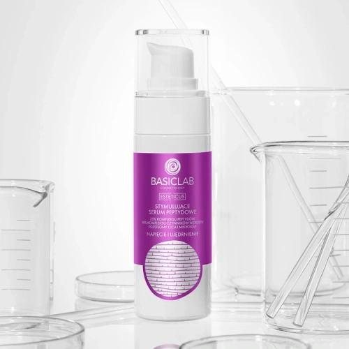 BasicLab Cosmetology Serum Peptydowe Stymulujące z Mikronigłami 30ml