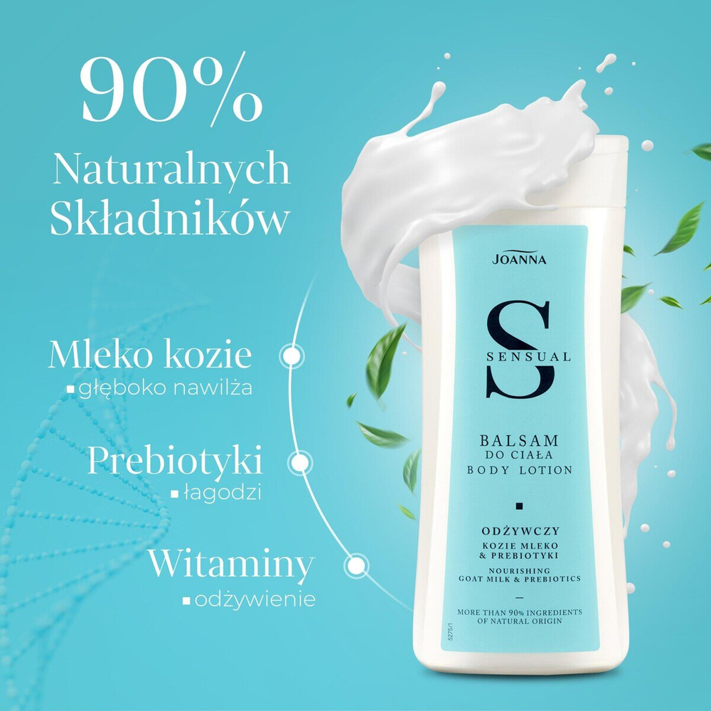 Joanna Sensual Odżywczy Balsam do Ciała Kozie Mleko i Prebiotyki 200g