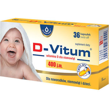 OLEOFARM D VITUM VITAMIN D 400 J.M 36 CAPS.