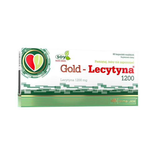 Olimp Gold Lecytyna 1200 na Pamięć i Koncentrację 60 Kapsułek