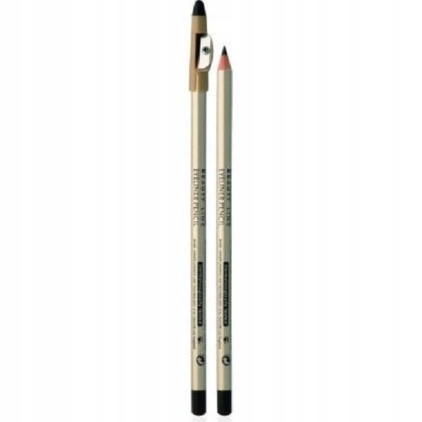 Eveline Beauty Line Eyeliner Pencil Eye Pencil with Sharpener Black 1 Piece