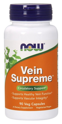 Now Foods Vein Supreme Supports Blood Vessel Health  90 Vcapsules