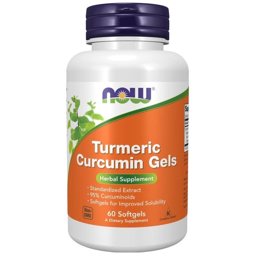 NOW Foods Turmeric Curcumin Standardized Extract 60 Softgels