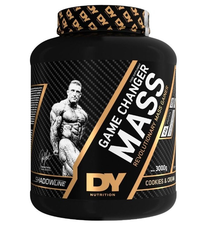 Dorian Yates Game Changer Mass Gainer Powder for Muscle Mass Growth Cookies and Cream 3000g