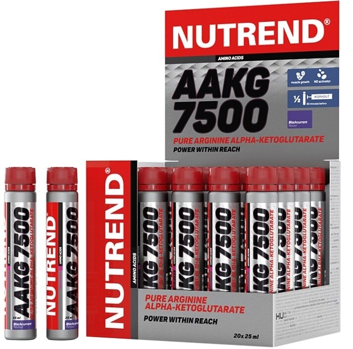 AAKG 7500, Blackcurrant - 20 x 25 ml.