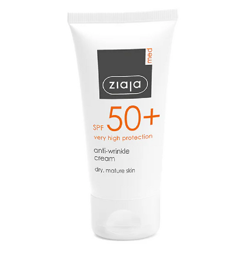 Ziaja Med Kuracja Ochronna Przeciwzmarszczkowy Krem do Twarzy SPF50+ 50ml