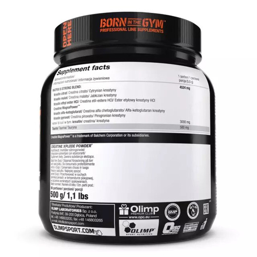Olimp Creatine Xplode Powder for Performance Grapefruit 500g