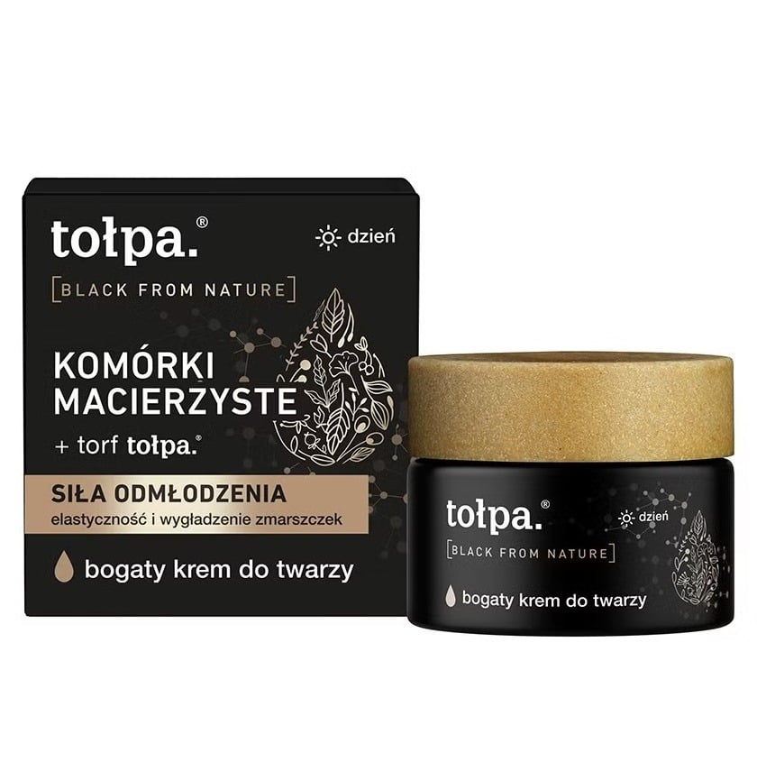 Tolpa Black From Nature Bogaty Krem na Dzień z Komórkami Macierzystymi 50ml