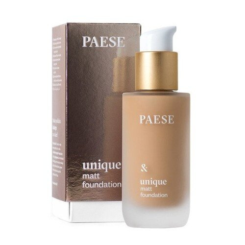 Paese Unique Matt Foundation Pielęgnujący Podkład Matujący 607 Honey 30ml