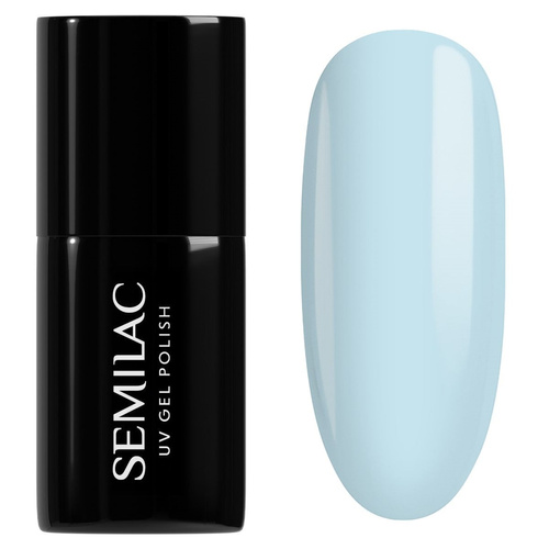 Semilac UV LED Soulmate Mix Soak Off Hybrid Gel Nail Polish - 386 Blue Cloud 7ml