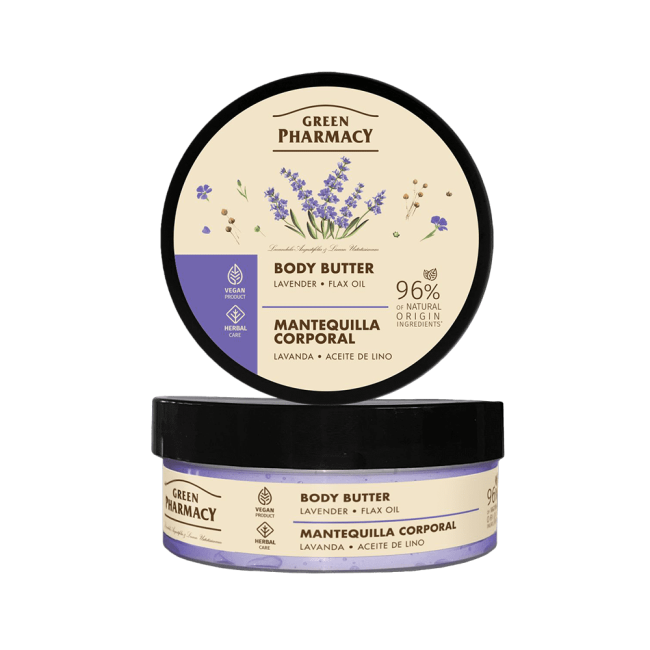 Green Pharmacy Nourishing Lavender and Linseed Oil Body Butter 200ml