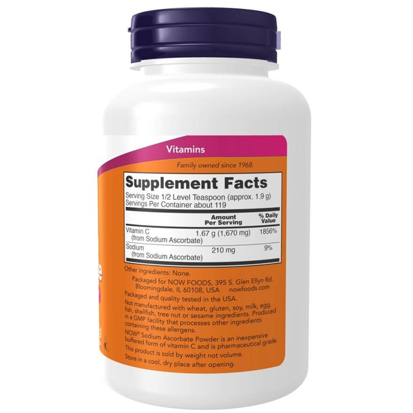 Now Foods Slippery Elm 400mg Powder Wiąz Czerwony Wspiera Układ Pokarmowy 100 Vcapsules